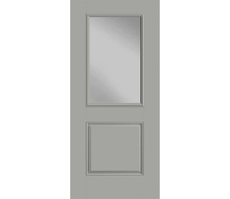 Kalamazoo Half Light 1 Panel Fiberglass Entry Door