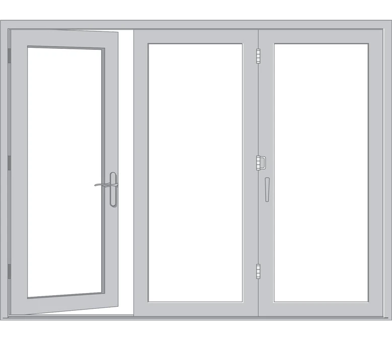 Kalamazoo Pella Architect Reserve Series Contemporary Bifold Patio Door