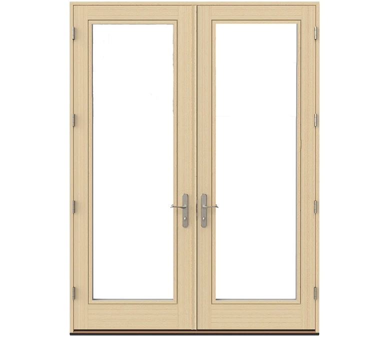 Kalamazoo Pella Lifestyle Series Wood Double Hinged Patio Doors